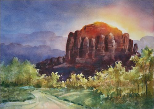 Arriving at Sedona Original Painting