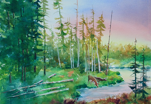 East Yellowstone Original Painting