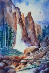 Tower Falls Original Painting